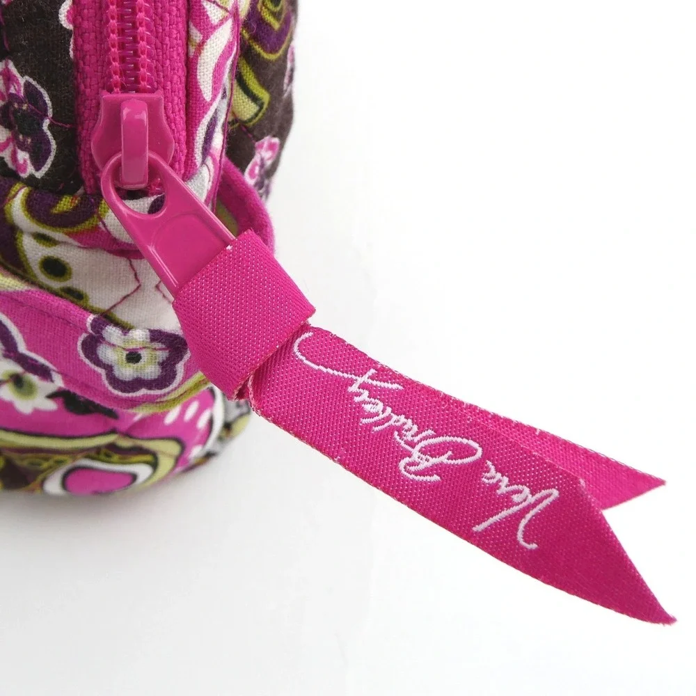 Vera Bradley Very Berry Paisley Medium Cosmetic Case